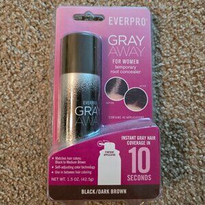 ✨ Gray Away Temporary Root Concealer – Black/Dark Brown – 1.5 oz ✨